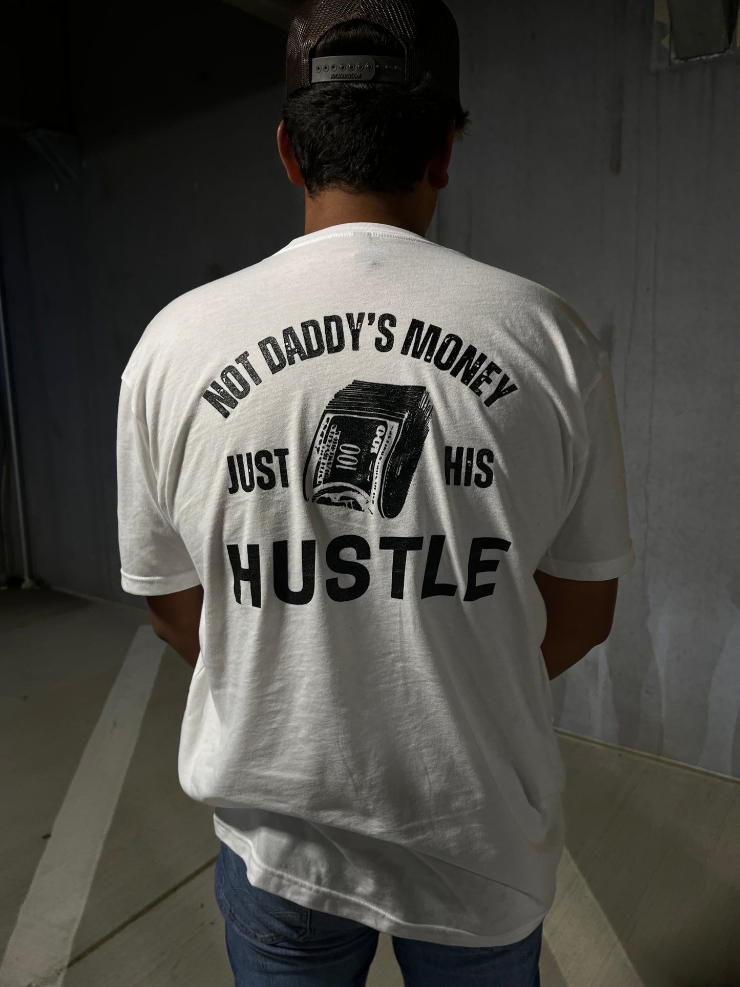 Not daddy’s money white tee