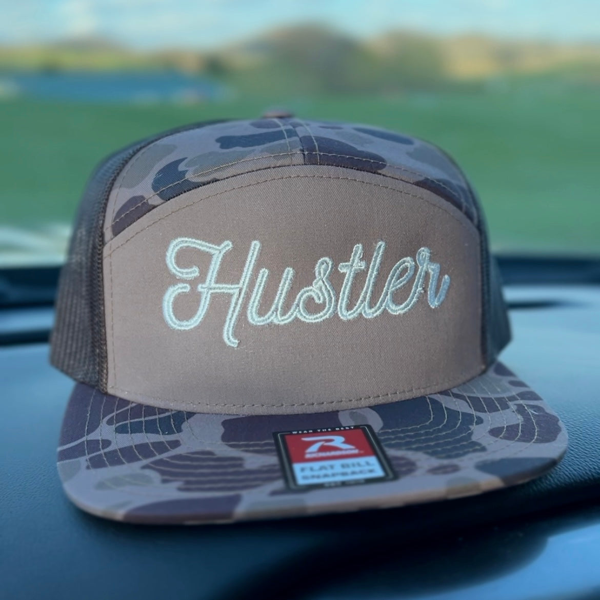 Camo hustler hat