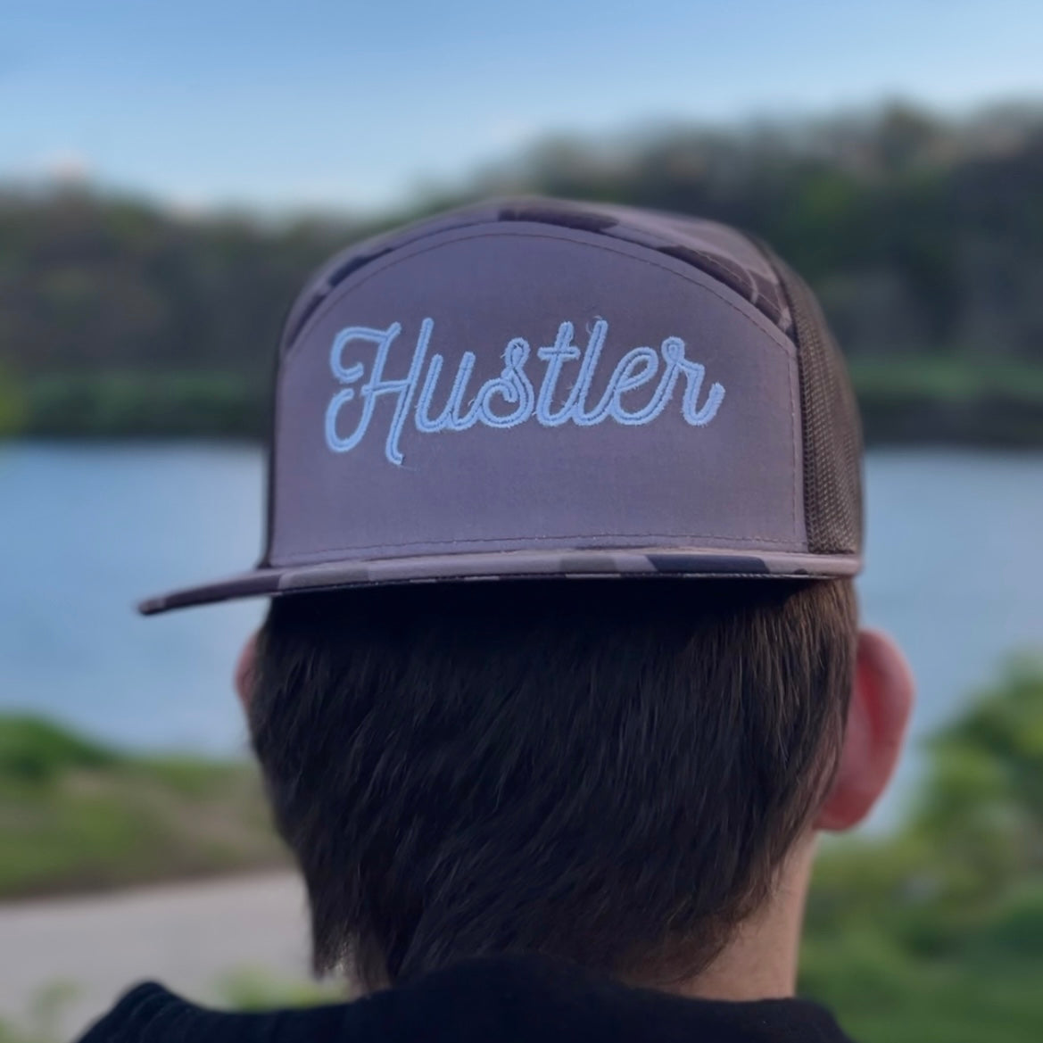 Camo hustler hat