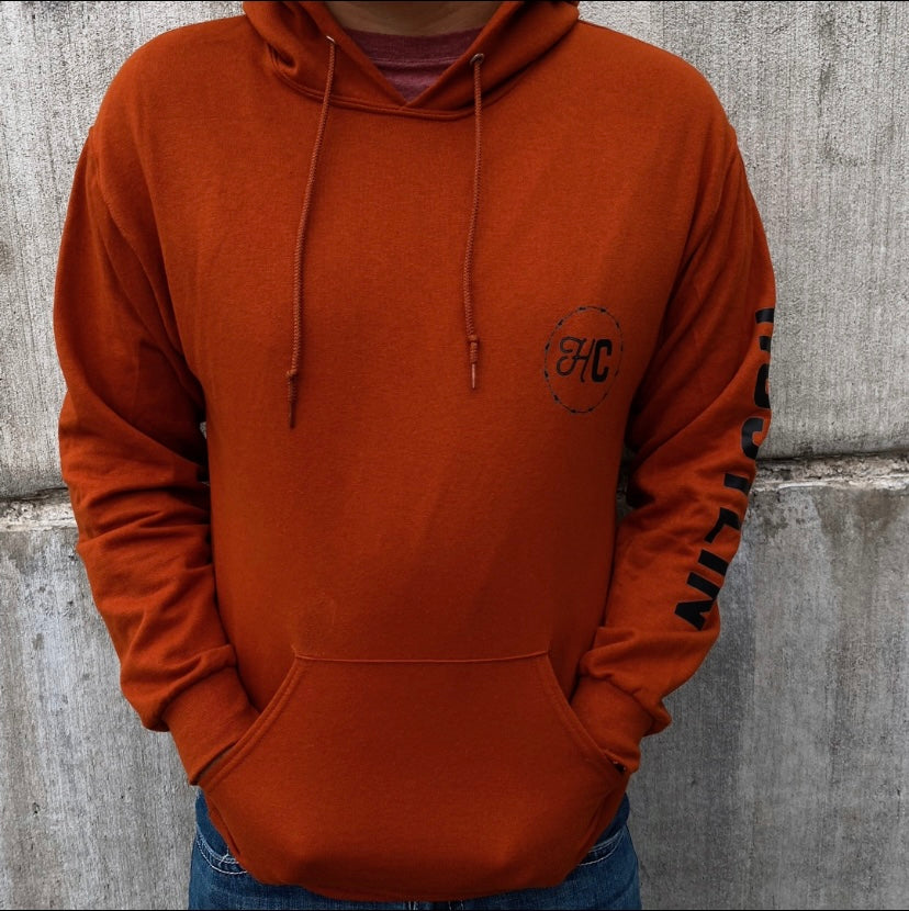 hustlin sleeve hoodie