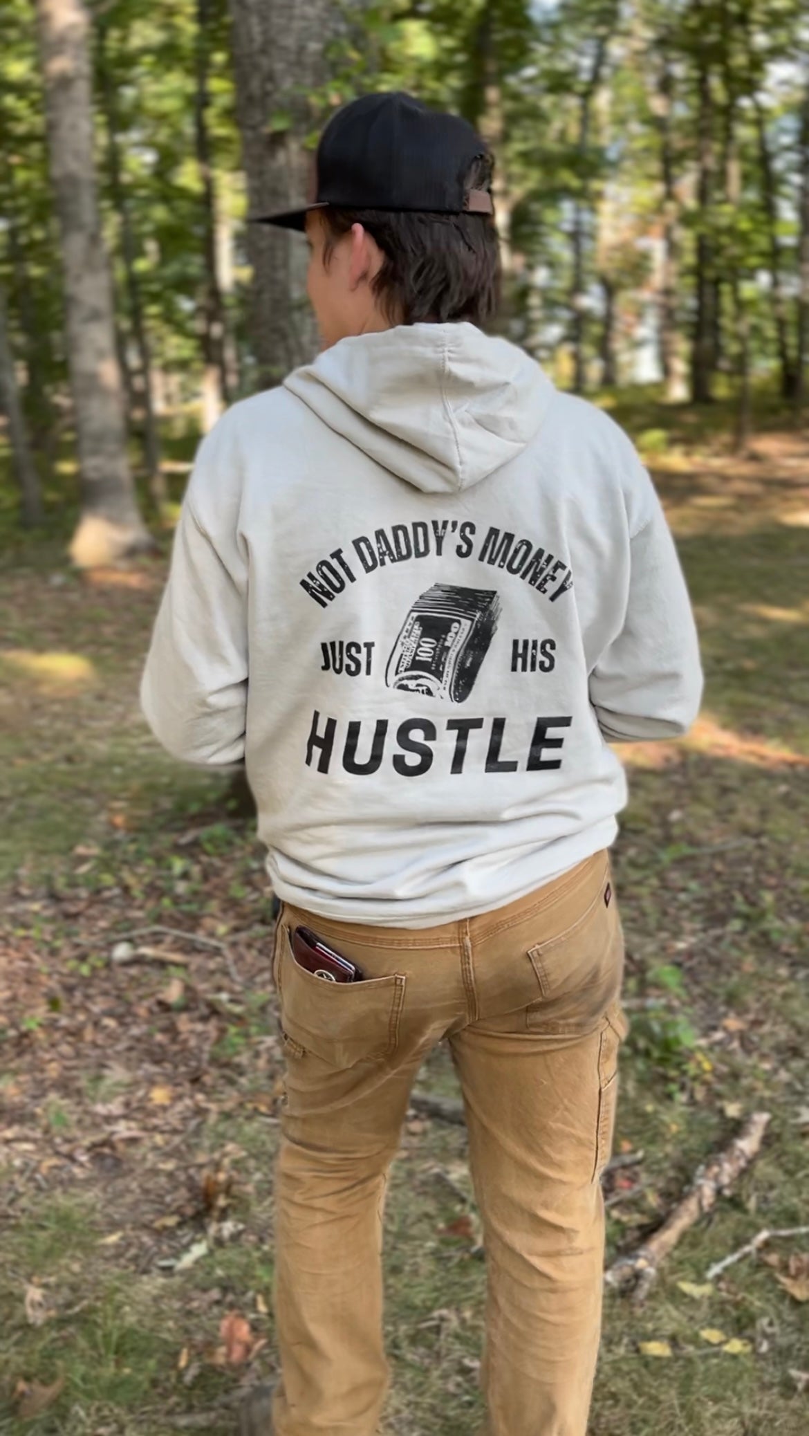 Not daddy’s money hoodie